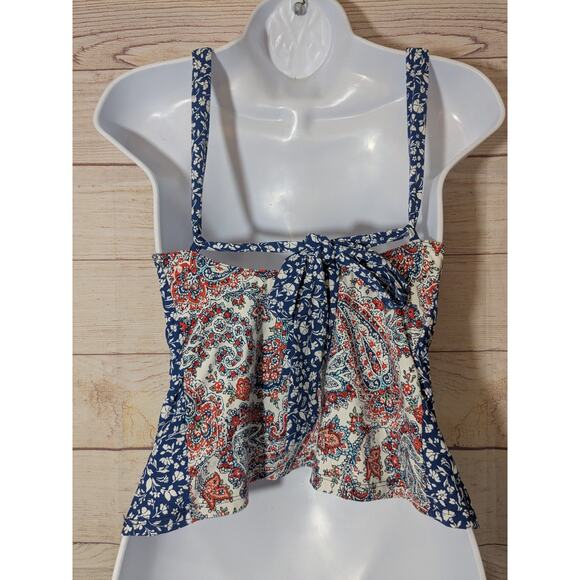 Lucky Brand Swimsuit Womens Size Small? Tankini Top Multicolor Adjustable Straps - Picture 2 of 5